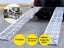 Aluminum Folding Ramps 680KG Loading Capacity ATV Mower Loading Ramps Carousel 7
