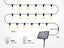 Solar Festoon Lights 15m - 50 Bulbs Carousel 6