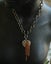 Artisan bleeding heart bling statement necklace 3 dimensional in diamantes Carousel 6