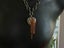 Artisan bleeding heart bling statement necklace 3 dimensional in diamantes Carousel 4