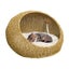 Dome Cat Bed for Medium Indoor Cats - Brown Carousel 1