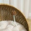 Dome Cat Bed for Medium Indoor Cats - Brown Carousel 2