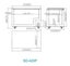 355L Commercial Sliding Glass Top Chest Freezer Ice Cream Display Service 1.27m Carousel 3