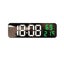 LED Display Digital Wall Clock Decor w/ Time Temperature Humidity Digital Alarm Carousel 9