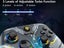 EasySMX X15 PC Controller Wireless Bluetooth Controller for PC Android Black Carousel 3