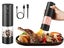 Electric Salt Pepper Grinder Set Rechargeable Adjustable Coarseness Mill Black Carousel 1