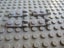 1x2 Light Grey Serated End Plates x 4 Carousel 1
