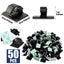 Brand New 50Pcs Office Computer Gaming Desk Table PC Cable Clips*Hot SALE Carousel 3