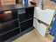 Entertainment Unit TV Stand Cabinet 1.4m Black and White 57cm tall 1 door Carousel 5