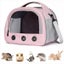 Portable Small Animal Carrier For Guinea Pig Hamster Hedgehog Parrot Rat Carousel 5