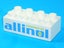 ®™DUPLO - 1 x White Brick 'POWERED BY allinol' (Disney Cars) ~Retired Nov 2012~ Carousel 2