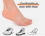 2Pairs --Foot Heel Gel Protector Painless Anti-Cracking Carousel 5