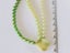 vintage 50s Graduating Green faux pearls West Germany Carousel 6