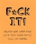 F*ck It!ISBN 9781787416925 Carousel 1