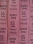 85c Pink Admit One Authentic Old Vintage Tickets- Great Ephemera for Journals Carousel 2