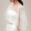 White/ivory Tulle Wedding Shrug Wrap Shawl Jacket For Black Short Shawl Carousel 3