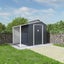 2.9m x 1.9m Garden Storage Box,Bike Shed,2-in-1 Carousel 1