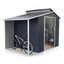 2.9m x 1.9m Garden Storage Box,Bike Shed,2-in-1 Carousel 3