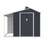 2.9m x 1.9m Garden Storage Box,Bike Shed,2-in-1 Carousel 6