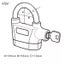 Waterproof Siren Alarm Padlock Alarm Lock For Motorcycle Bike Bicycle Perfect Carousel 7