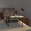 STORFEX Portable Laptop Table with Cupholder and Drawer - Black Carousel 4