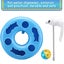 Funny Cat Toys for Indoor Cats Interactive Kitten Toys Roller Tracks with Catnip Carousel 5