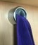 2X Push In Tea Towel Holder Grip Hook Chrome Self Adhesive Kitchen Cloth Clip Carousel 2
