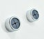 2X Push In Tea Towel Holder Grip Hook Chrome Self Adhesive Kitchen Cloth Clip Carousel 3