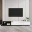 TV Unit Stand Cabinet Extendable Entertainment Console Side Table Black White Carousel 10