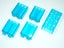 ®™DUPLO - 5 x Trans Light Blue Bricks Carousel 2