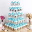 5 Tier Cupcake Holder Display Tower Stand with LED Light String Carousel 9