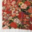 Vintage Japanese Silk Old Kimono Panel Floral Fabric Piece Carousel 3