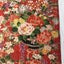 Vintage Japanese Silk Old Kimono Panel Floral Fabric Piece Carousel 9