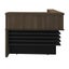Alvorada Reception Desk II - Charuto/ Black Carousel 4