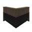 Alvorada Reception Desk II - Charuto/ Black Carousel 7