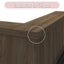 Alvorada Reception Desk II - Charuto/ Black Carousel 9