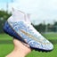 Men Breathable Indoor Soccer Shoes Futsal Flying Woven Turf Soccer Football Carousel 6