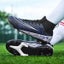 Men Breathable Indoor Soccer Shoes Futsal Flying Woven Turf Soccer Football Carousel 9