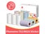 Phomemo 3 Rolls Self-adhesive Transparent Sticker Thermal Paper For T02 M02X Carousel 3