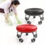 Stool With Pulleys For Car Washing Housework Mobile Farming Carousel 3