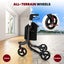 3 Wheel Rollator Walker Folding Aluminum Rolling Walker w/ Zippered Storage Bag Carousel 5