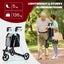 3 Wheel Rollator Walker Folding Aluminum Rolling Walker w/ Zippered Storage Bag Carousel 7