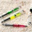 Student Practise Calligraphy Plastic Transparent Fountain Pen F Nib 0.5mm Carousel 6