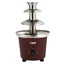 New Large 3-Tier Stainless Steel Chocolate Fondue Fountain with 0.9L Capacity Carousel 8