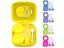 New Mini Square Contact Lens Case With Mirror Women Colored Contact Lenses Box Carousel 2