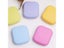 New Mini Square Contact Lens Case With Mirror Women Colored Contact Lenses Box Carousel 4