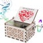 Cant help fall in love Music Box Hand Crank Carved Wooden Musical Box Carousel 1