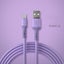 Type-C USBC Quick Charge 3A Cable Mobile Phone Color Liquid Soft Rubber Carousel 5