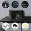 8.1L Digital Security Safe Box Fingerprint Key Lock Cash Lock Home Office Carousel 8