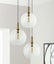 PATERA: Interior Glass with Extended Bronze Highlight Pendant Lights Clear Carousel 1
